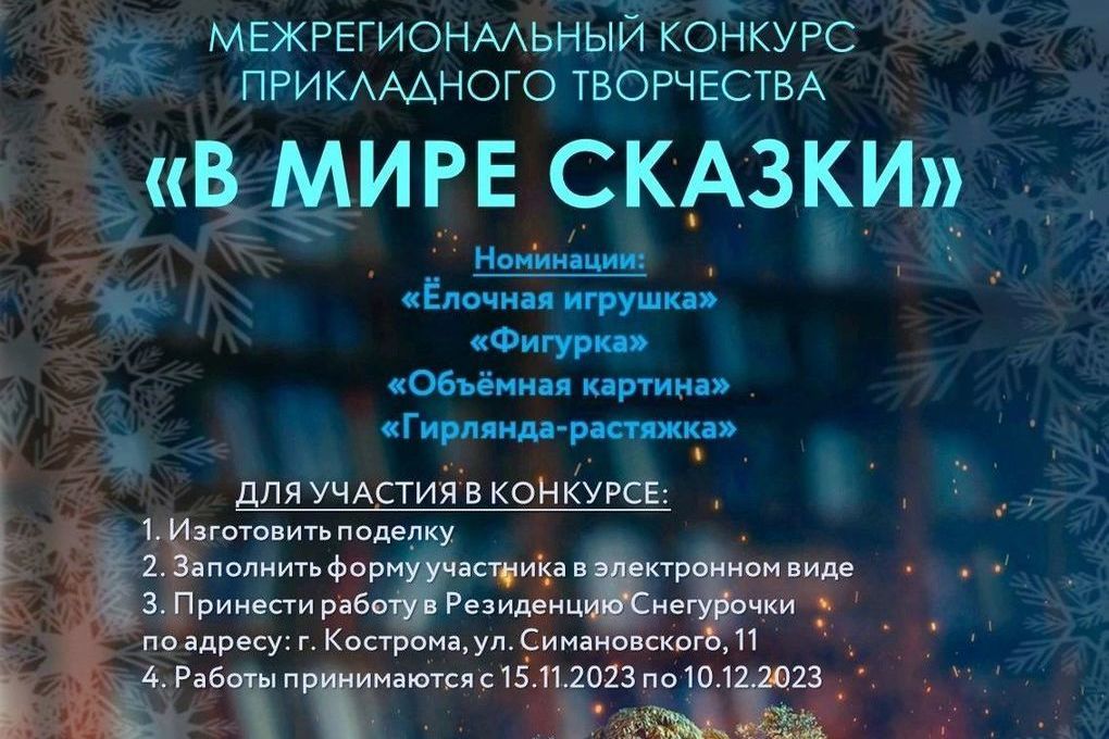 Костромичи могут стать участниками конкурса, организованного Снегурочкой