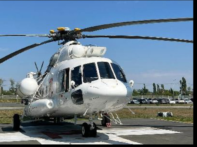 Из Саратова в Пензу на вертолете доставили новорожденного с пороком сердца