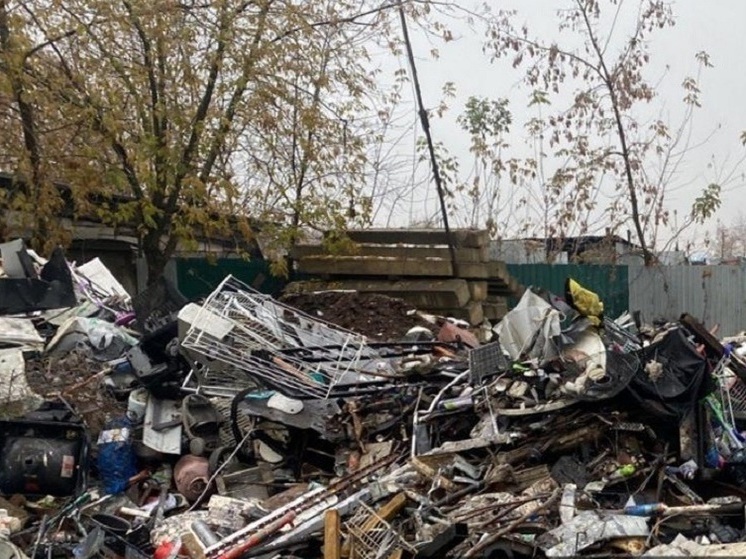 В Подмосковье обнаружили незаконную свалку строительных отходов