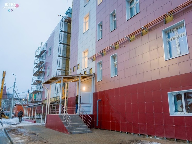 В Урае продолжается строительство стационара городской клинической больницы
