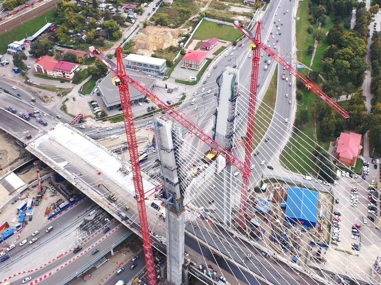 В Новосибирске остановили строительство Четвертого моста через Обь