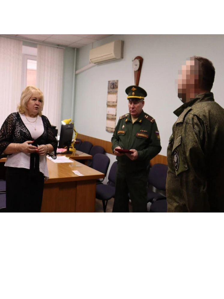 Под Киржачом бойцу СВО вручили медаль «За храбрость»