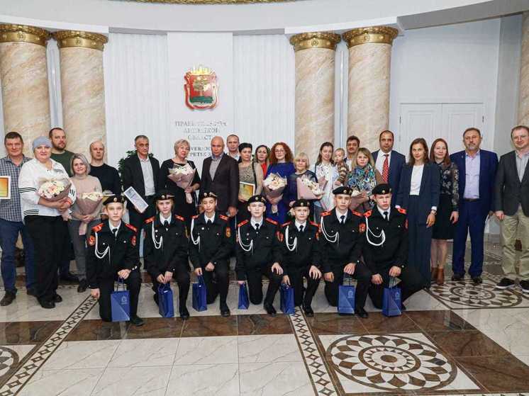 Губернатор Липецкой области встретился с победителями Всероссийской игры «Зарница»