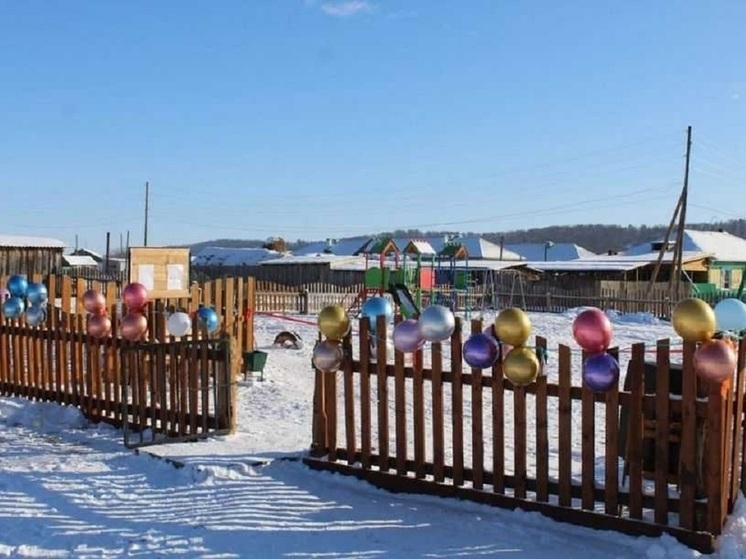 В Аскизском районе открыли новые детские площадки