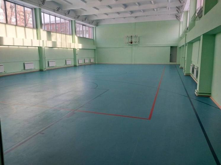 В иркутской гимназии № 44 отремонтировали спортзал