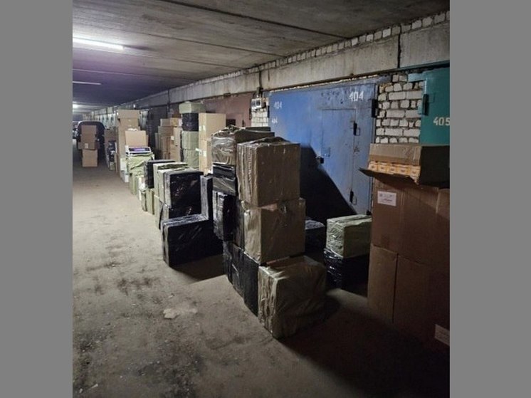 В воронежском гараже обнаружили и изъяли 90 тысяч пачек поддельных сигарет