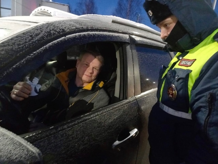 Автомобилисты в Петрозаводске получили ангелов-хранителей