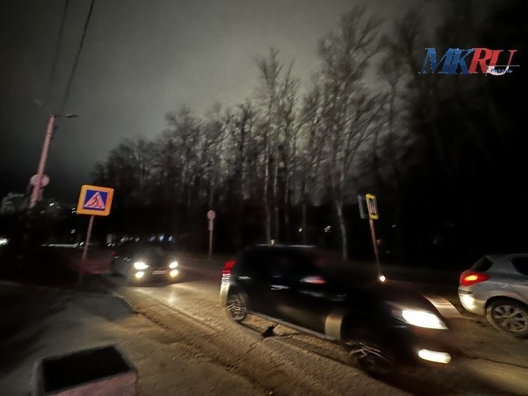 Жители Рязани пожаловались на отсутствие освещения у пешеходного перехода