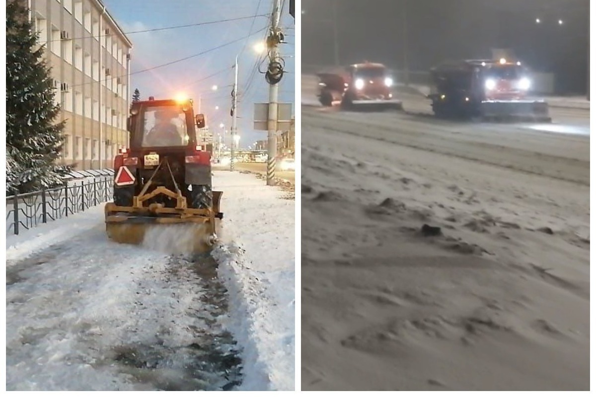 В Омске в ночь на 19 ноября выпала месячная норма снега