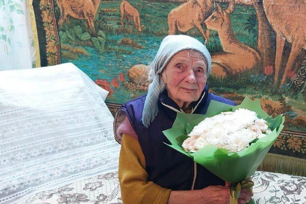 Ветеран войны из Осташкова Тверской области празднует 100-летие