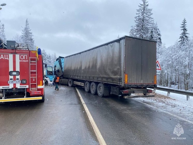 Пострадавшему в ДТП с грузовиками в Валдайском районе требовалась деблокировка