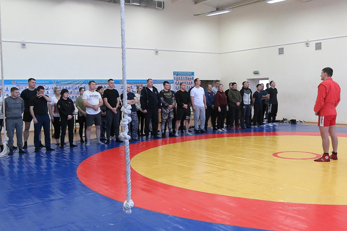 A sambo master class took place at the Federal Penitentiary Service of Khakassia
