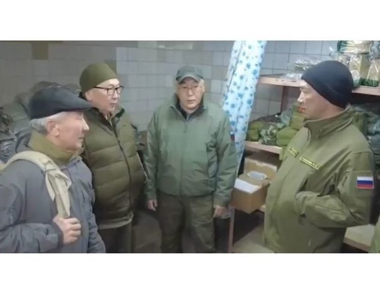 Глава Якутии посетил опорный пункт нашей республики в ДНР