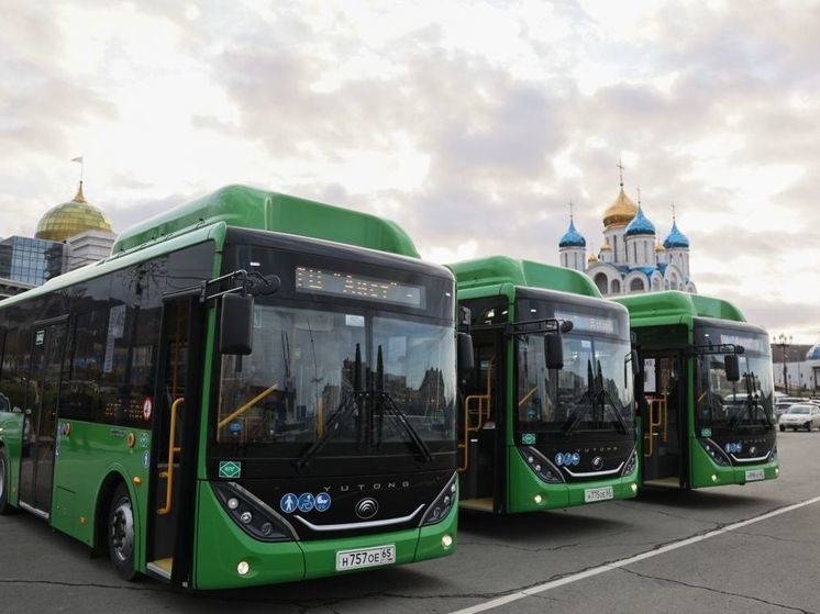 Новые вместительные автобусы выйдут на маршрут № 45 в Южно-Сахалинске с 24 ноября