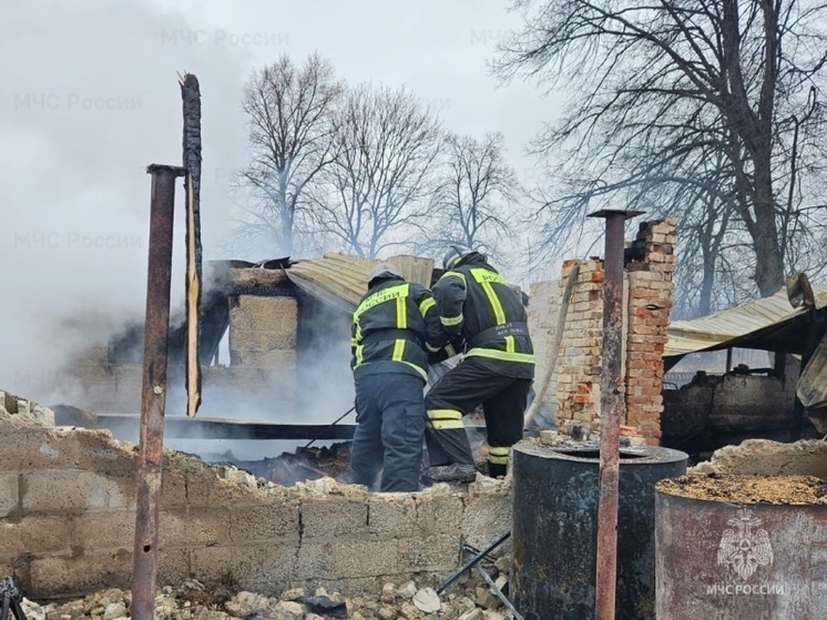 Доброволец помогал сотрудникам МЧС спасти дом от огня во Мценском районе
