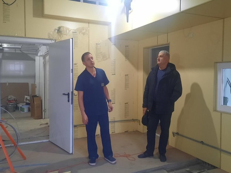 В пензенском сосудистом центре строят помещение для  ангиографического комплекса