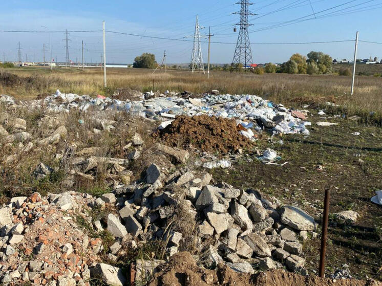 В Татарстане обнаружили крупную незаконную свалку мусора