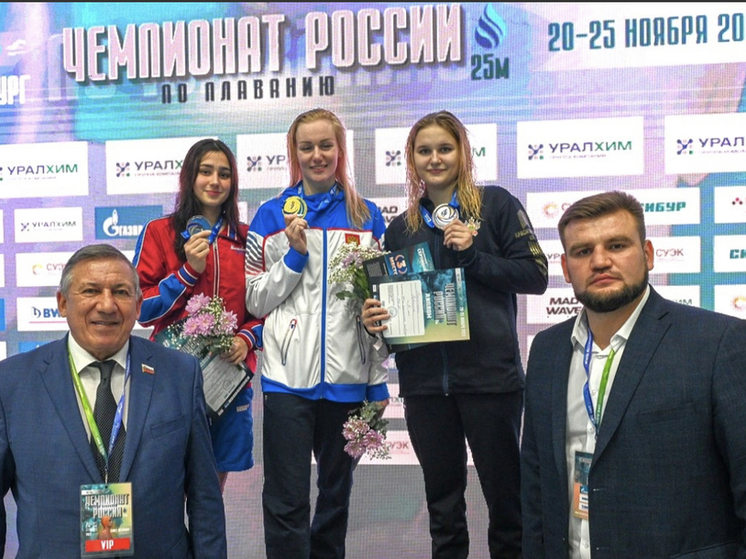 Пензенские пловцы выиграли три медали в первый день чемпионата России