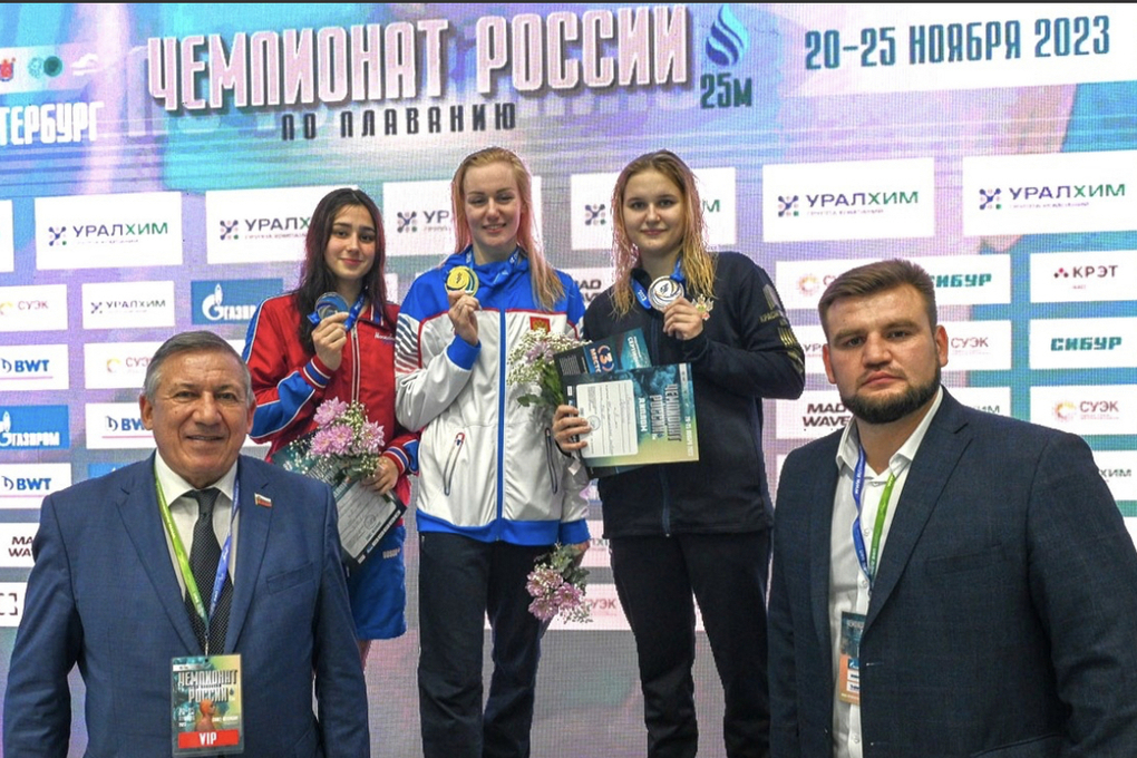 Пензенские пловцы выиграли три медали в первый день чемпионата России