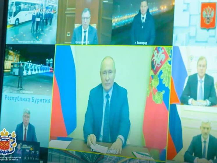 Президент передал Оренбургской области новые автобусы