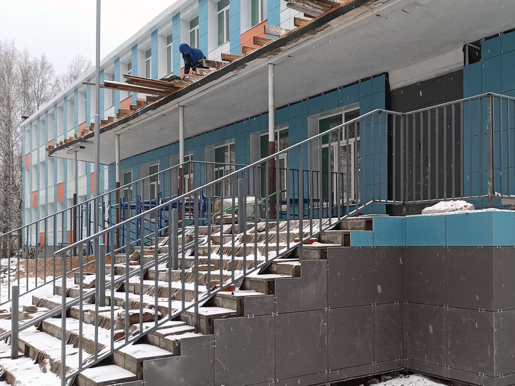 В Маловишерском районе продолжается капитальный ремонт двух школ