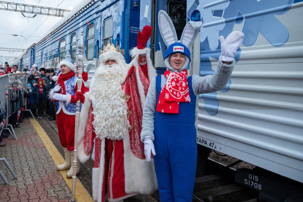 Новогодний поезд деда мороза маршрут