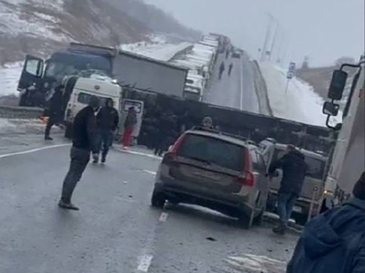 Сообщается о ДТП с грузовиком, перевозившим взрывчатку в Пензенской области