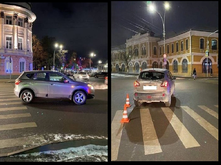 Пешехода сбили в центре Вологды на «зебре»