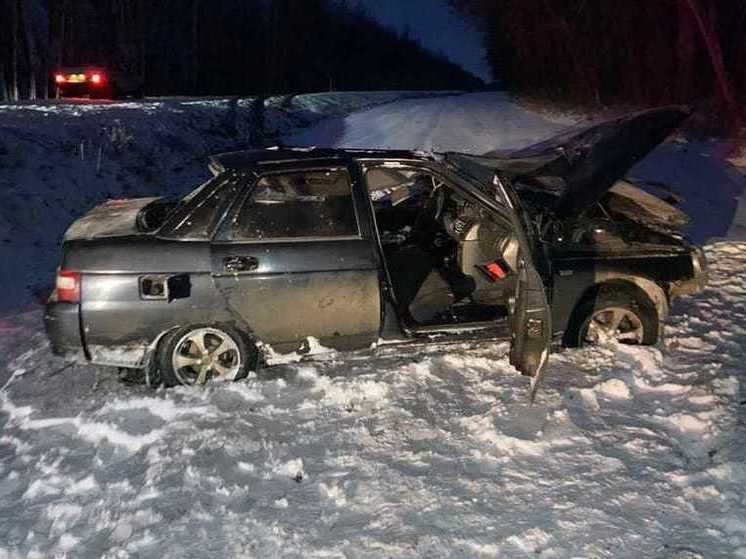 В Тамбовской области  «десятка» улетела в кювет
