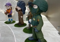 Одна из особенностей белгородского стенда на выставке-форуме «Россия» - коллекция «Маленьких героев», представляющая собой фигурки волонтеров, медиков