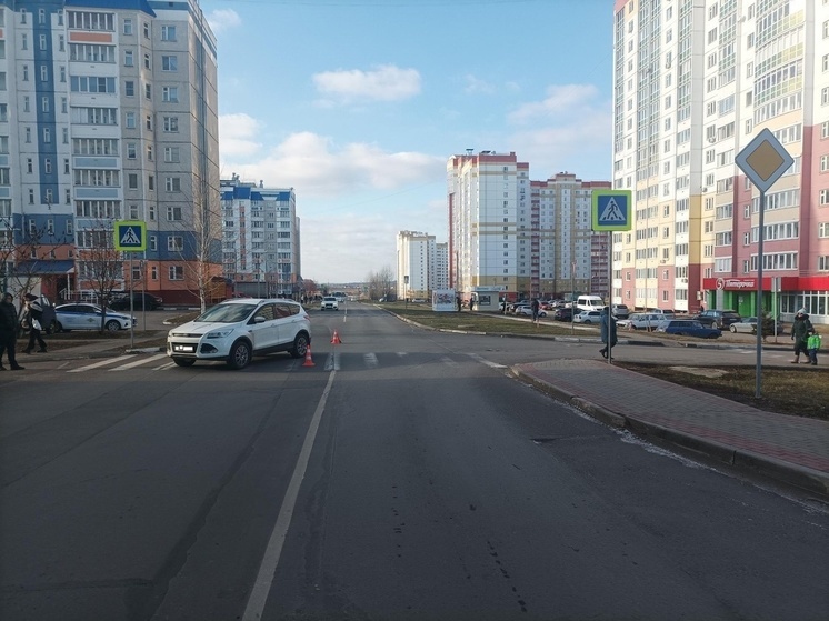 В Орле иномарка не пешеходном переходе сбила ребёнка