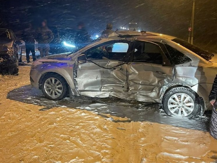 В столкновении легковушки с грузовиком под Воронежем пострадали два человека