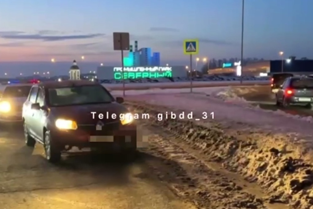 В Белгородской области водитель иномарки проехал на «красный» и сбил 21-летнюю девушку