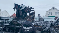 В Люберцах сгорел коттедж, погибли двое детей: видео пепелища
