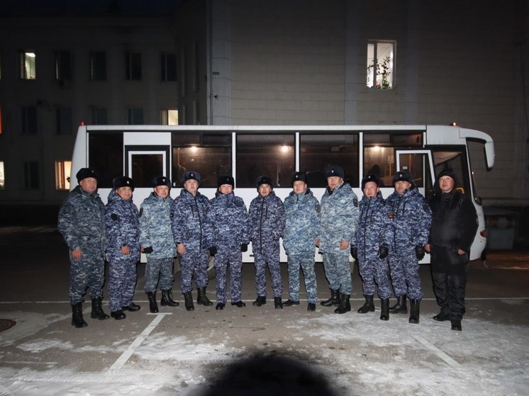Отряд полиции Тувы отправился в командировку на Северный Кавказ