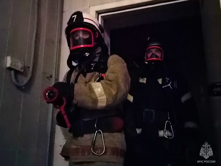 В Демидове горел частный жилой дом