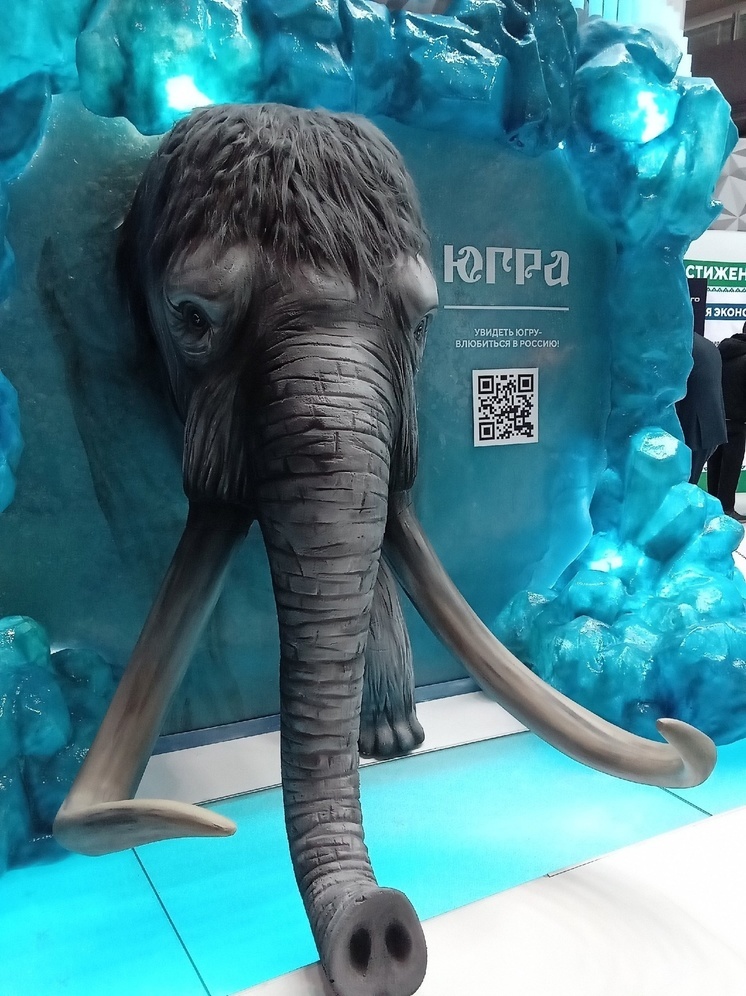 Югорский мамонт на выставке-форуме «Россия» в Москве обрел имя