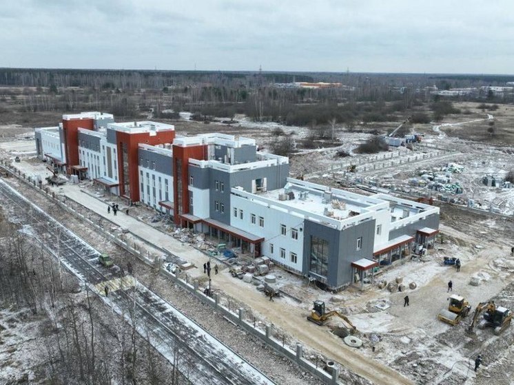 Завершается строительство новой поликлиники в Серпухове