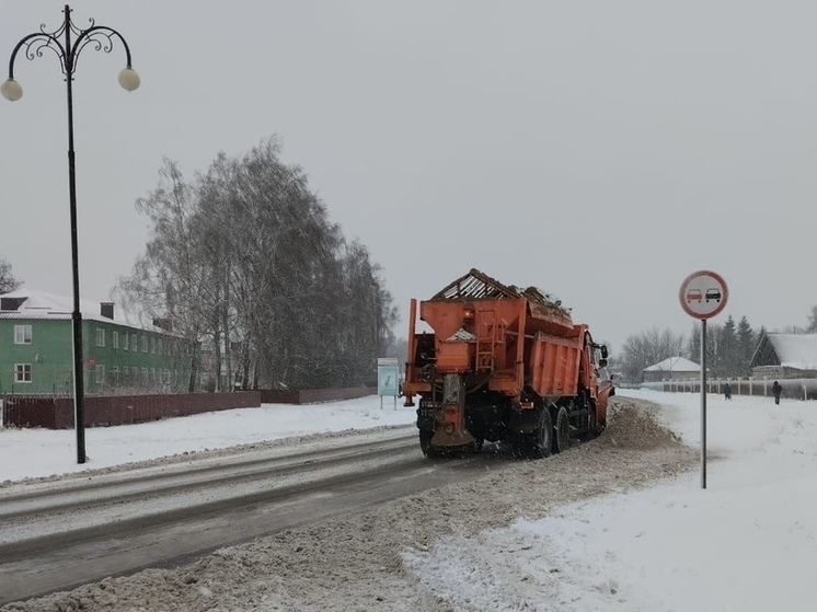 Для расчистки курских дорог от снега привлекли 276 единиц спецтехники