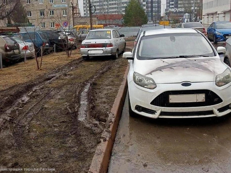 С начала 2023 года в Рязани составили 5128 актов за нарушение правил парковки
