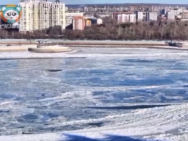 Амур встал на пограничной реке в районе Благовещенска и Хэйхэ