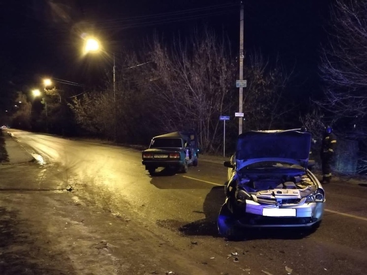 Под Орлом в результате столкновение двух авто пострадал человек