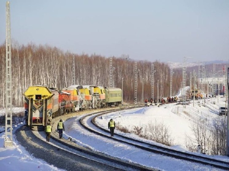 Открыто движение по новому второму пути на перегоне БАМа Селихин – Эльдиган в Хабаровском крае