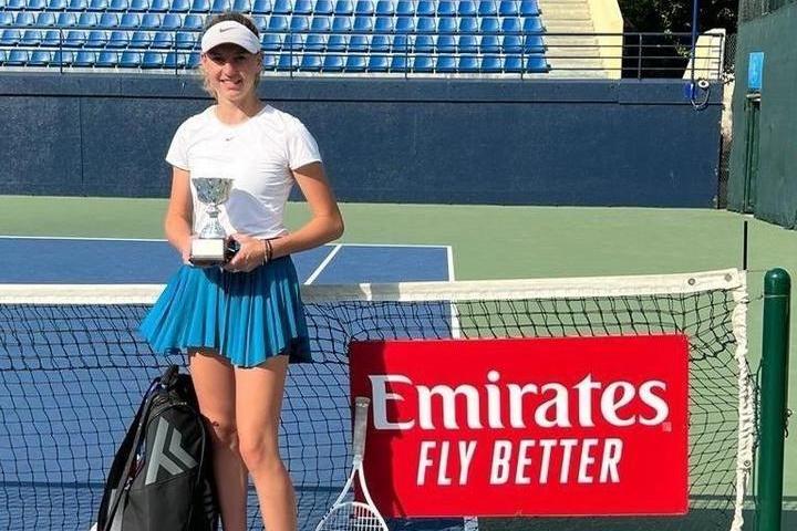 Kursk tennis player Daria Kharlanova won a gold medal at a tournament in Dubai