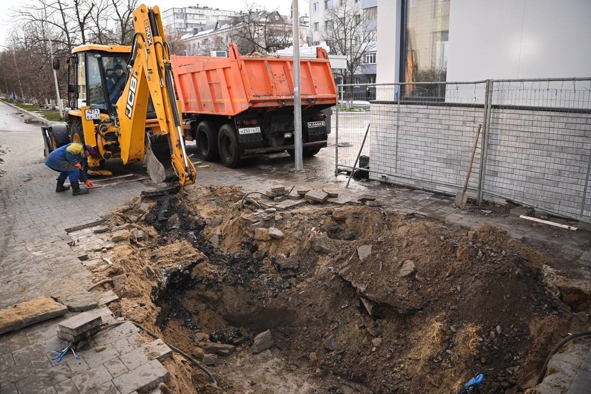 В домах Белгорода временно отключат горячую воду и тепло из-за ремонта трубопровода