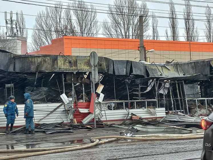 Курские спасатели прокомментировали пожар на Льговском повороте 26 ноября
