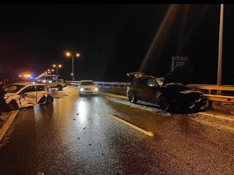 В Калининградской области произошла авария с участием трех автомобилей