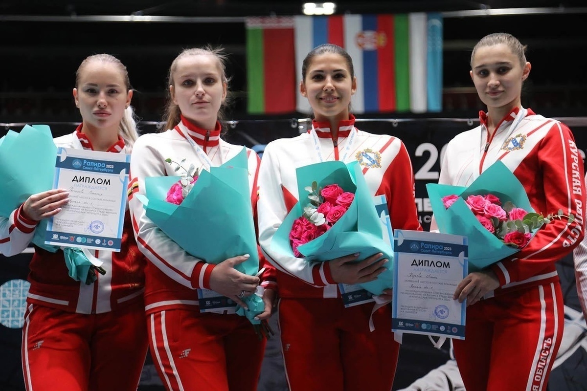The first Kursk fencing team won the team competition
