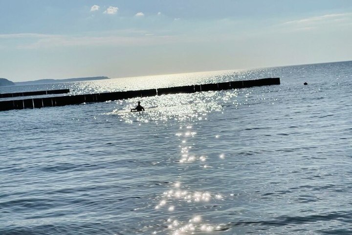 The Baltic Fleet swam in honor of Marine Corps Day