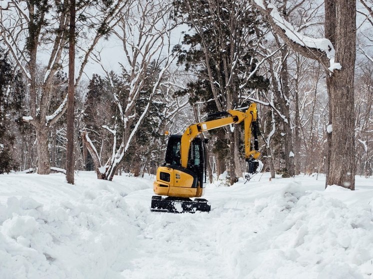 На Украине для уборки снега задействовали БТР